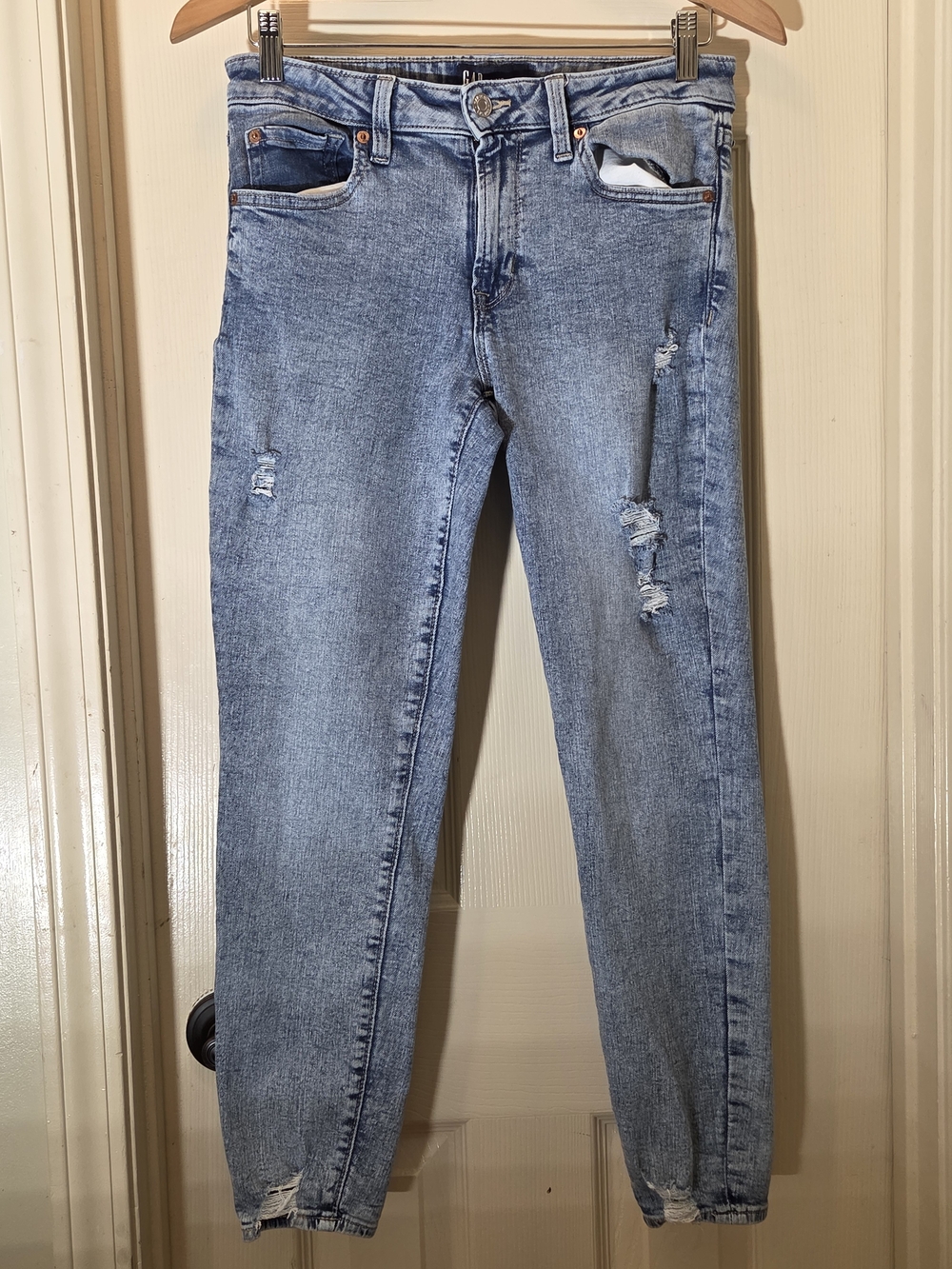 GAP Men's Light Wash Slim Straight Jeans